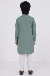 Boy's Panjabi (8-13Y) (Sage Green)